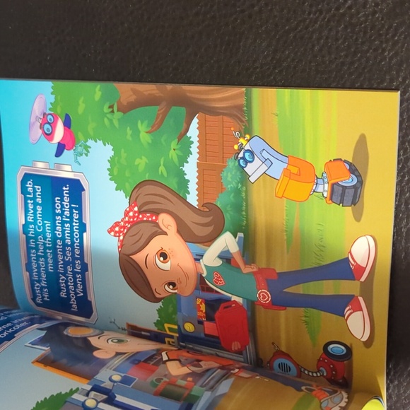 🍓 4/$20 Rusty Rivets First Reader Level 2 book with stickers - Picture 7 of 9